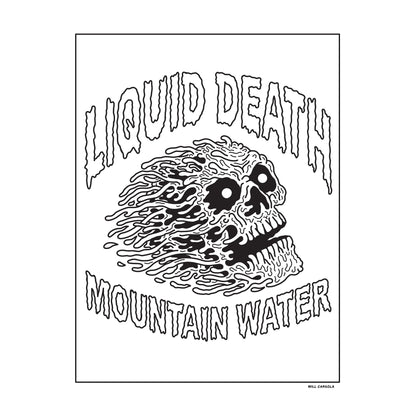 Liquid Death: The Official Coloring Book