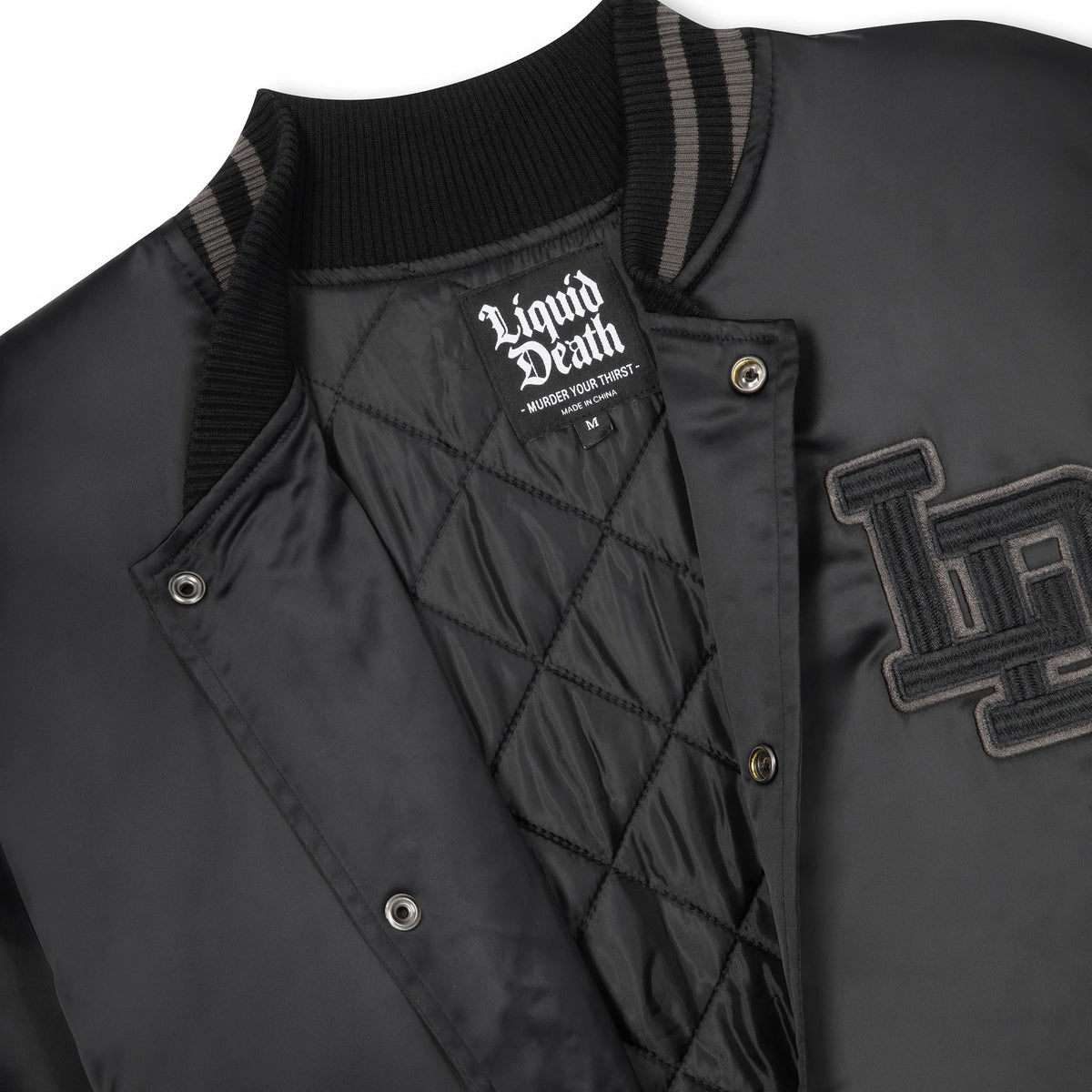 Team Death Satin Bomber Jacket